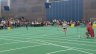A blurry athlete during their 2 Lap Heat - 